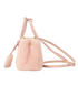 Small Galleria, &pound;1,500, Handbags, Pink, Shearling, Bottom view